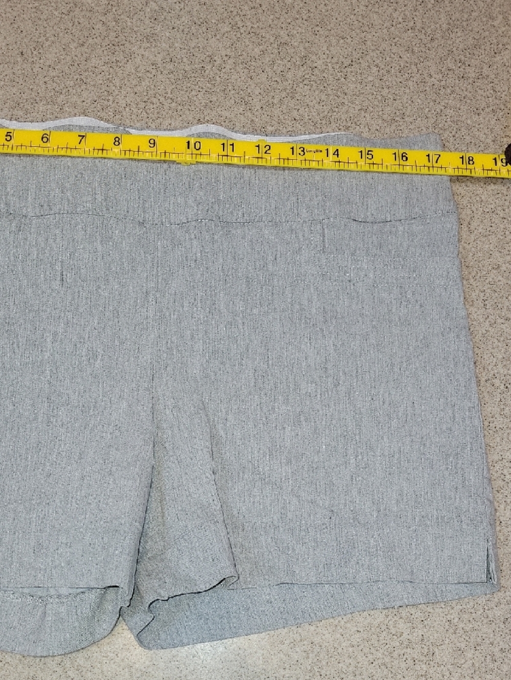 Maurices Pull-On Tailored Shorts Stretch Crepe Rayon Blend Elastic Waist Size L - Picture 6 of 11